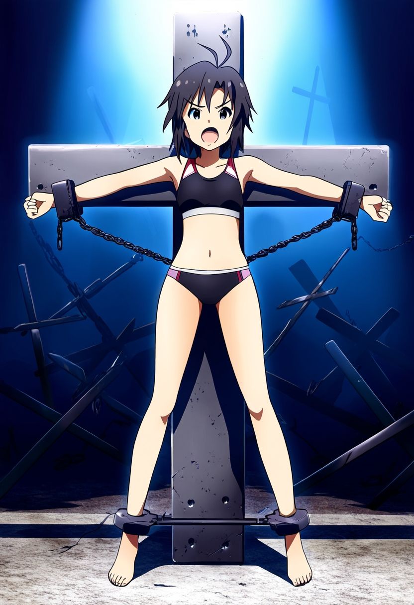 AI少女拘束絵巻10巻 - サンプル画像 1