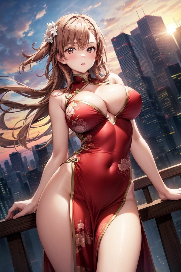 とある美琴さんの着衣巨乳 - サンプル画像 9