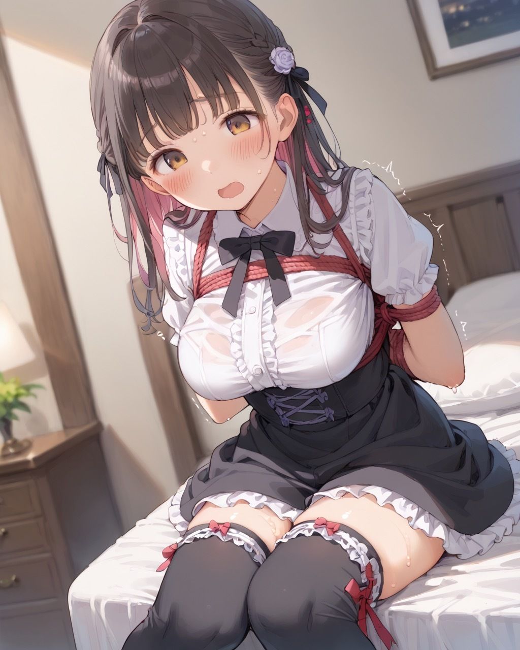 地雷ちゃんとSMごっこ！ドMに目覚めて肉便器にされた巨乳少女 - サンプル画像 5