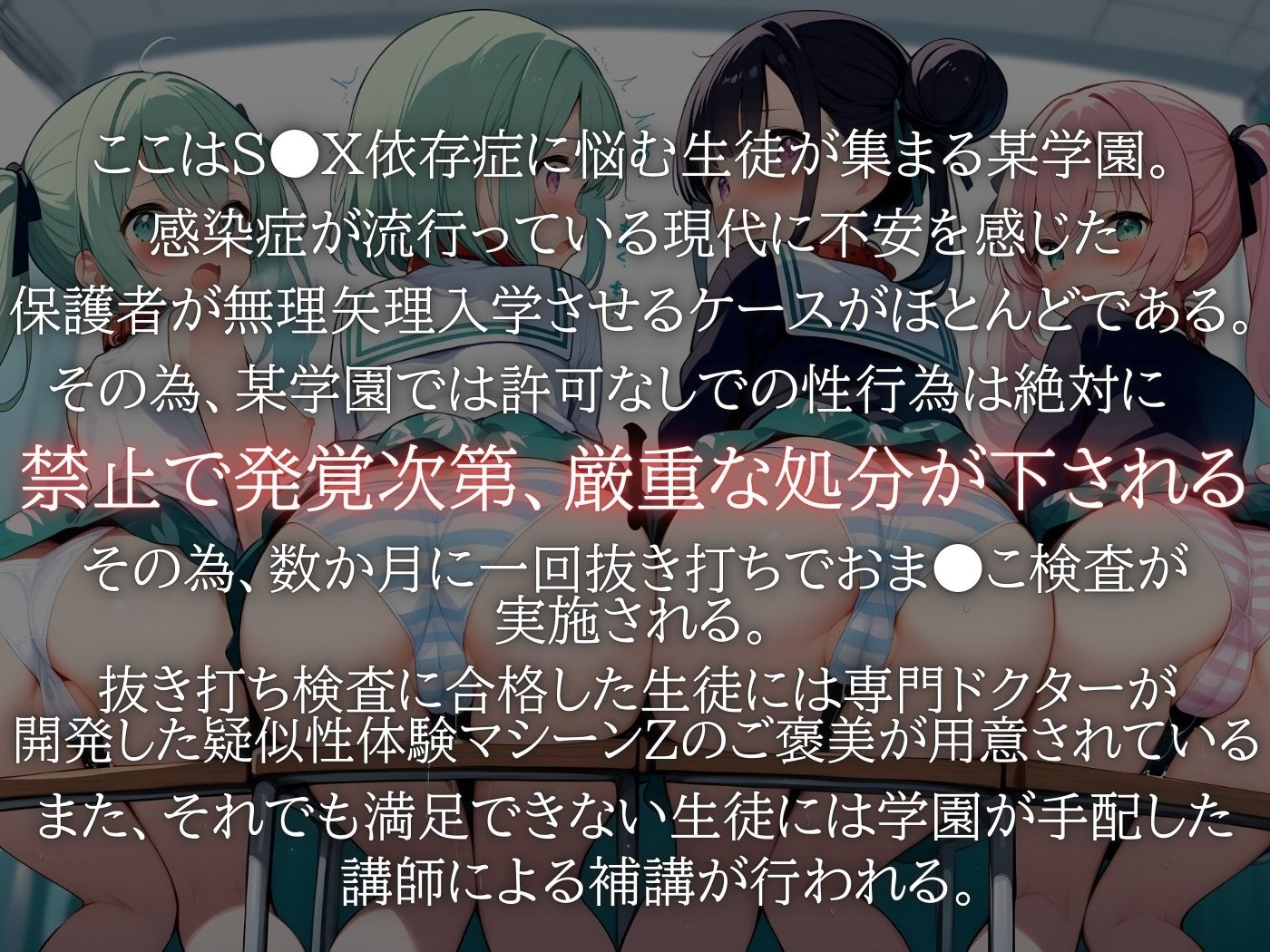 おま●こ触診〜S●X依存症に悩む生徒達〜1 - サンプル画像 1