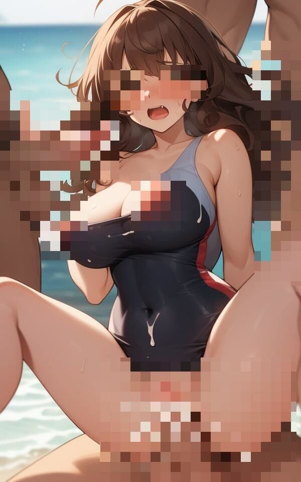 女友達と夏の海に行ってそーゆー雰囲気になったらどこまでできる！？まさか、積極的に野外で・・！！！ - サンプル画像 2