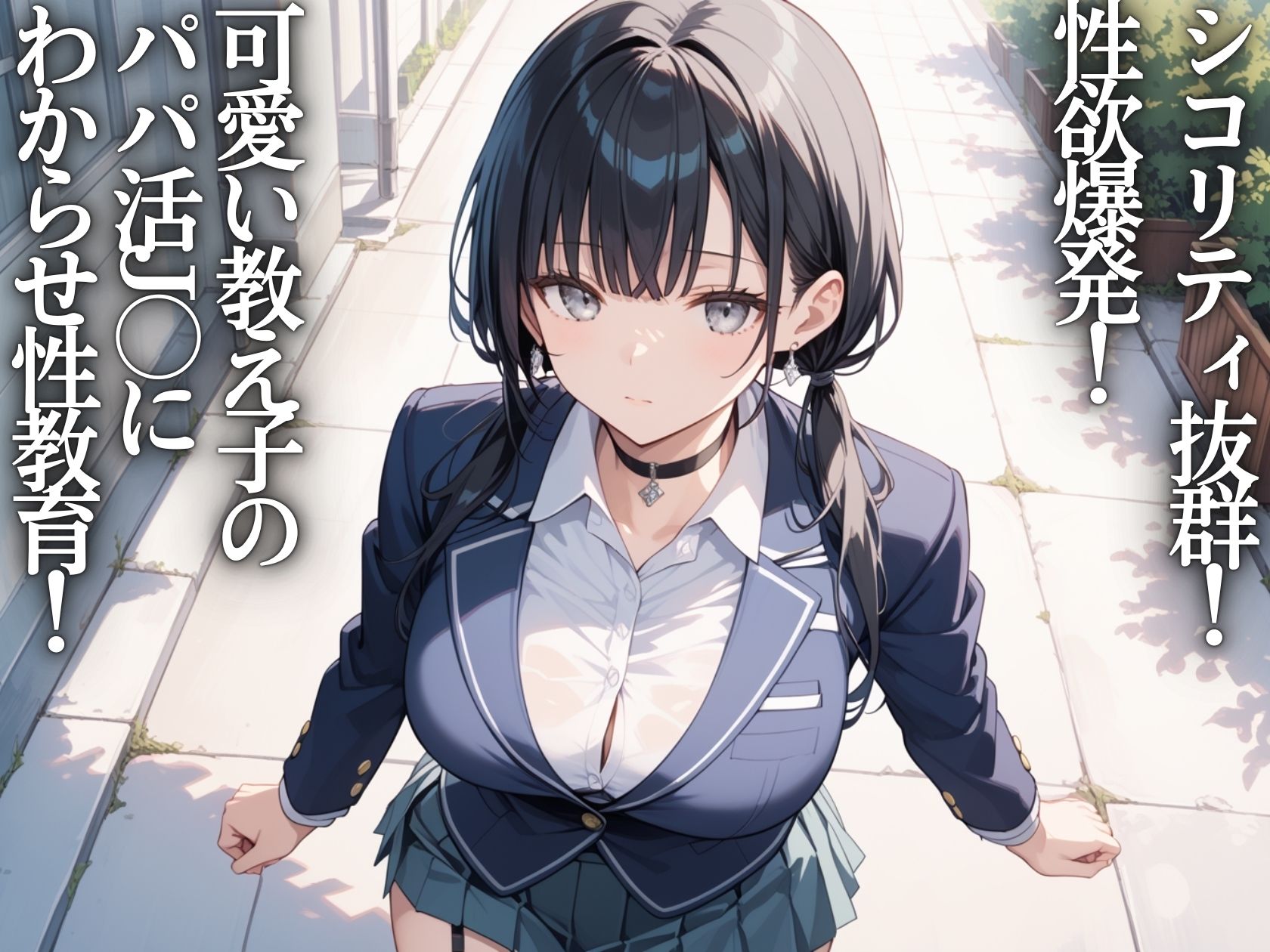 淫乱学園〜パパ活JK生ハメ調教 - サンプル画像 1