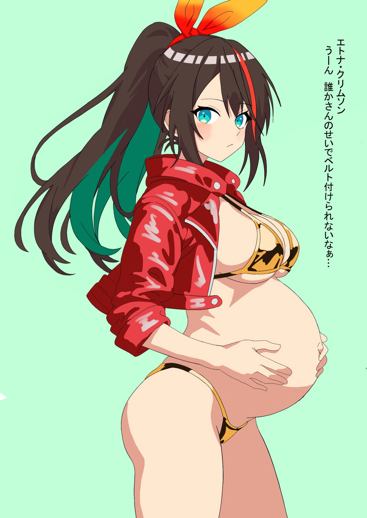 （R18）にじさんじボテ腹イラスト集_4 - サンプル画像 3