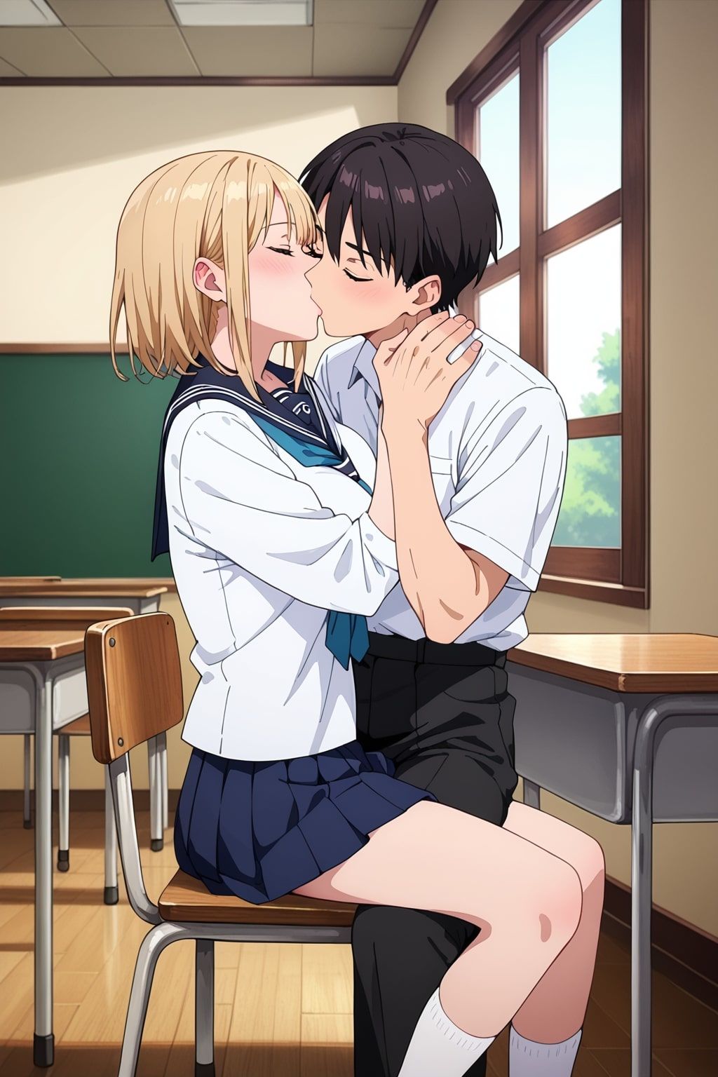 ギャル＆清楚 あなたはどちらのJKをご所望ですか？ - サンプル画像 1
