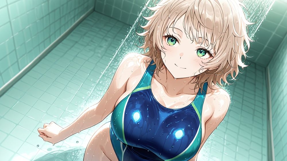【FANZA専売】【4K高画質】爆乳競泳水着姉妹とコーチの放課後種付け指導 - サンプル画像 7