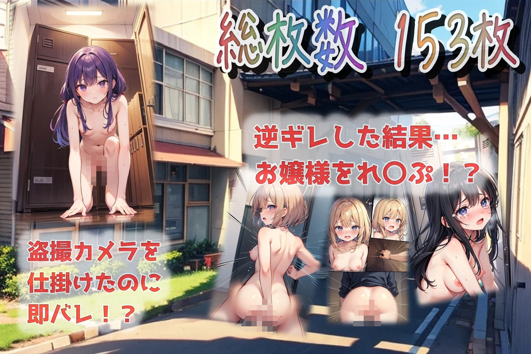 お嬢様学校の更衣室で盗撮してたら即バレした件 - サンプル画像 1