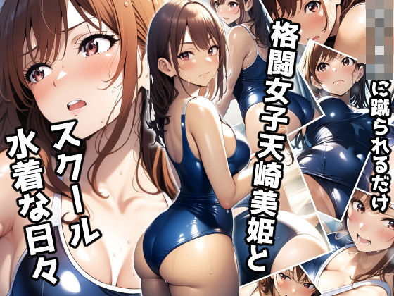 女子校生に蹴られるだけ 格闘女子天崎美姫とスクール水着な日々