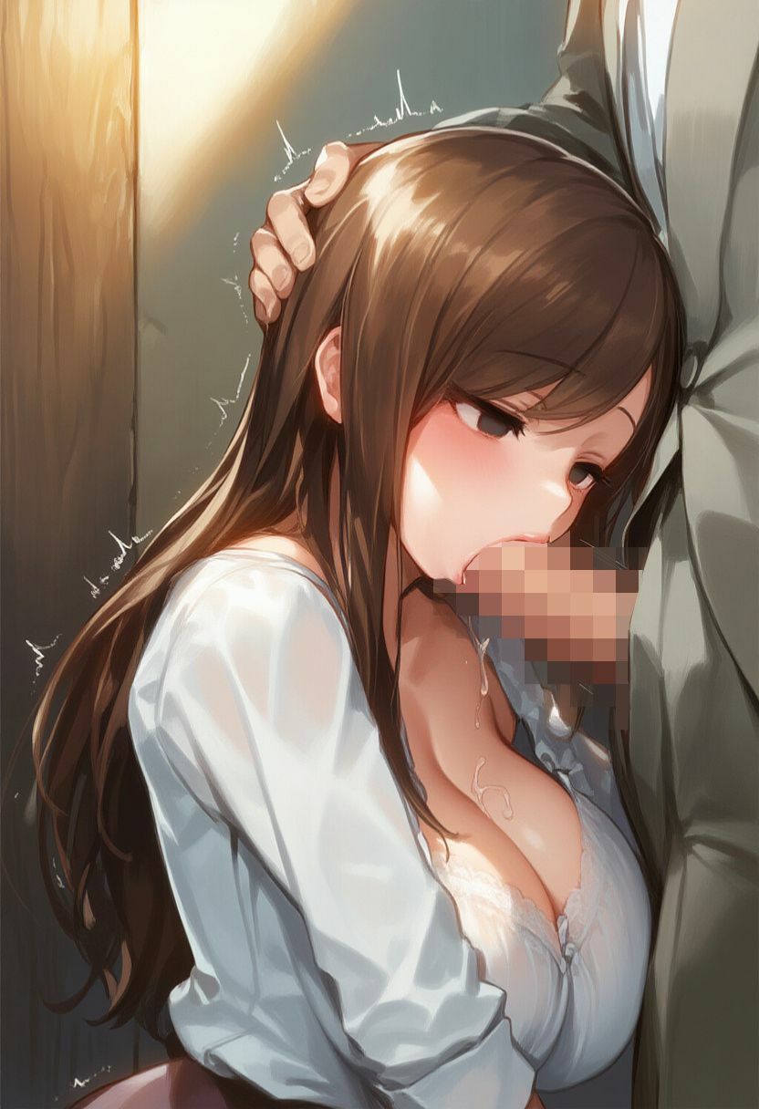 【時間停止】この世の女をやりたい放題  街中の美女に無責任中出して脳イキさせるイラスト500枚（脳バグ・虚ろ目・無表情・快楽堕ち） - サンプル画像 7