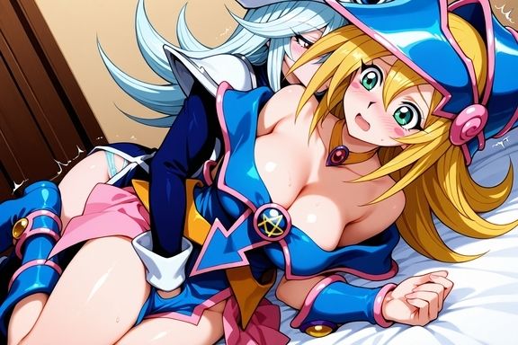 ブ◯マジ・ガールとサ◯レント・マジシャン百合プレイ - サンプル画像 2