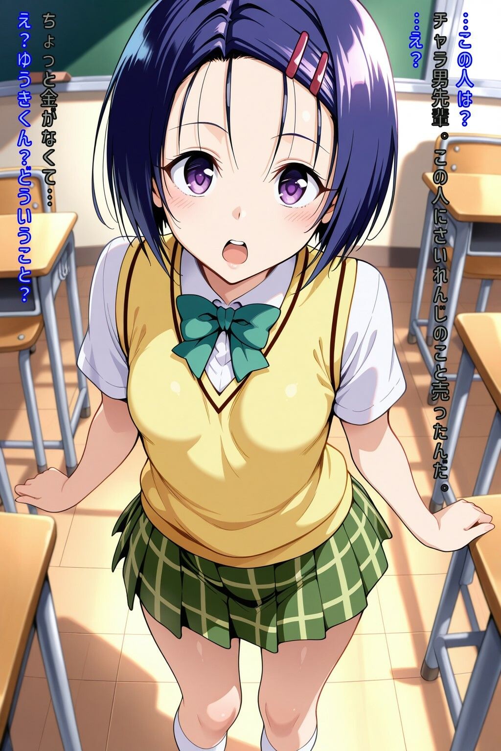 はるなちゃんをチャラ男先輩に売りました - サンプル画像 2