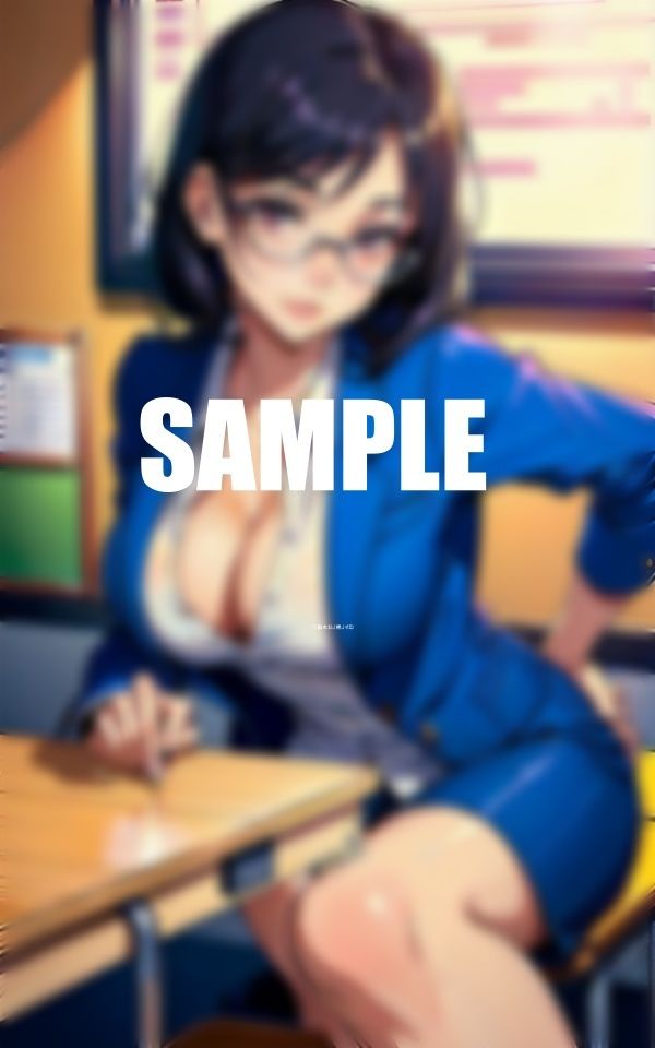 美熟女教師のいやらしぃ〜誘惑先生だって我慢できないのよぉ〜 - サンプル画像 8