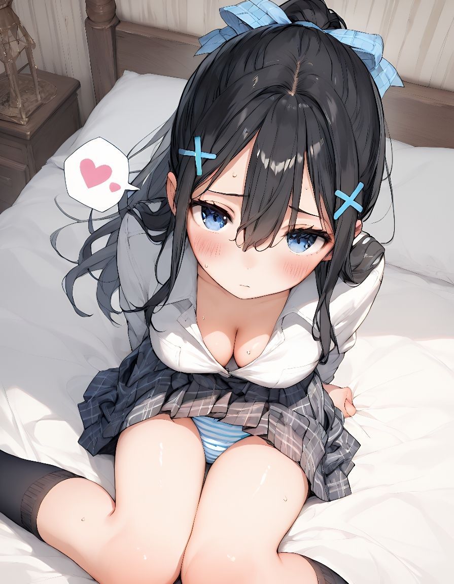 『ぽに★つい！』黒髪美少女萌ええろCG集vol.1【超美麗4K高画質】 - サンプル画像 1