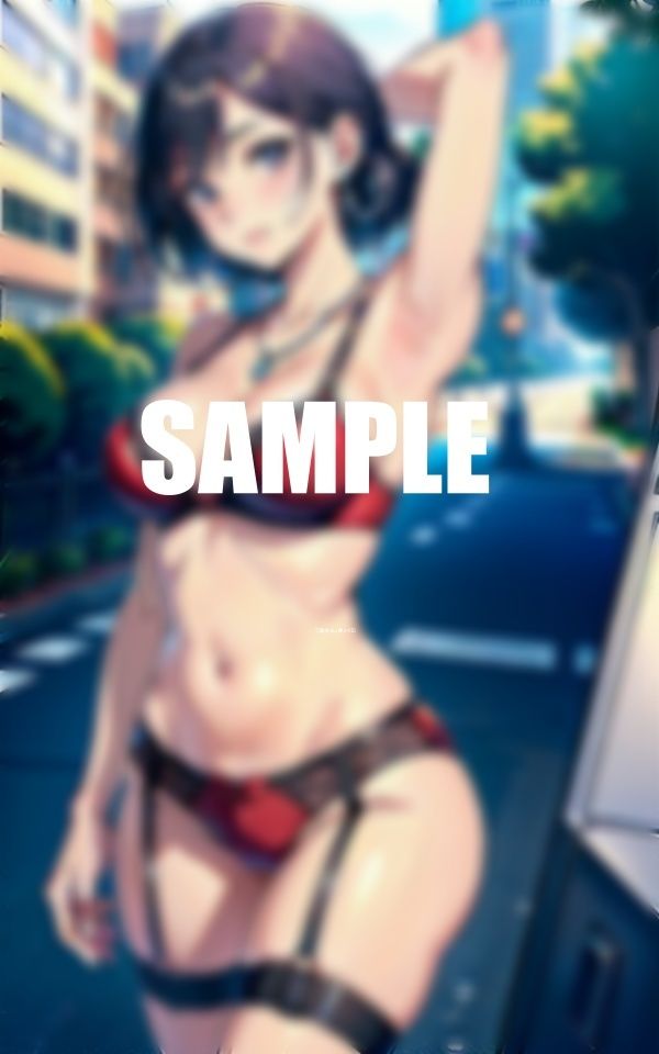 街に出没ガーターベルト美熟女痴女たち我慢できない男が遊び濡れ濡れの秘部 - サンプル画像 1