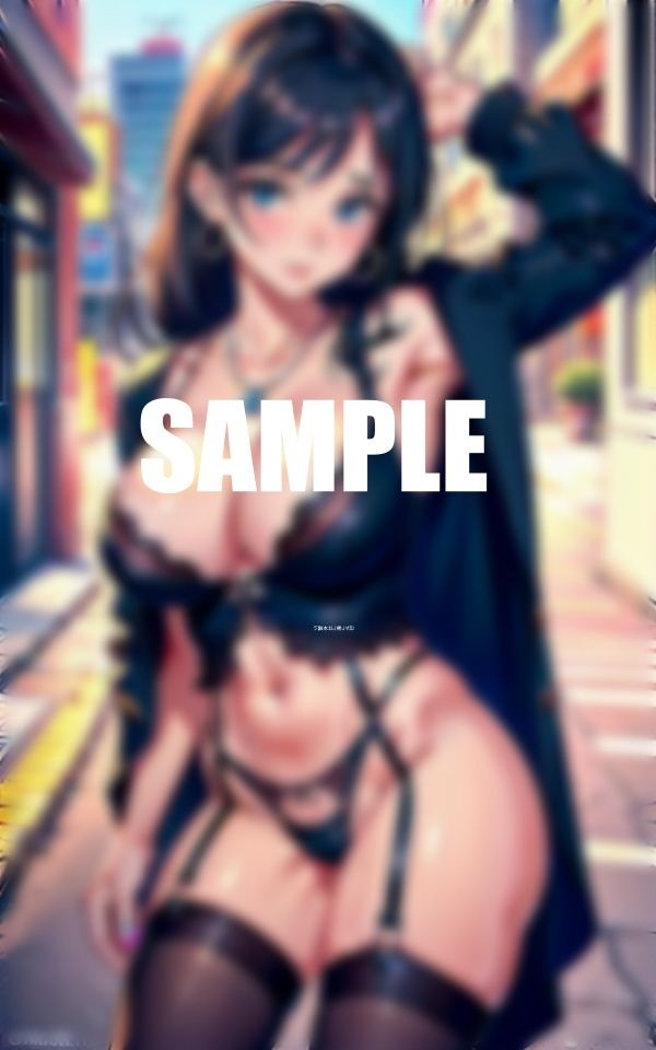 街に出没ガーターベルト美熟女痴女たち我慢できない男が遊び濡れ濡れの秘部 - サンプル画像 6