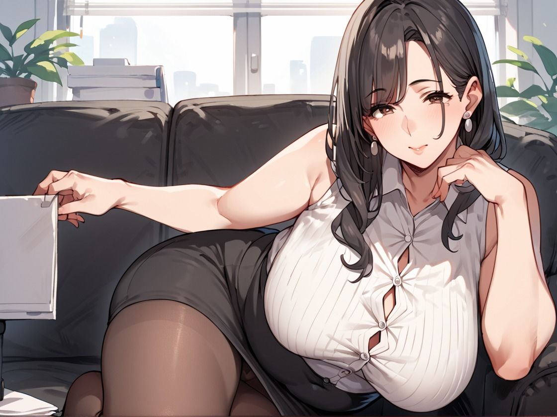 OL人妻  ぽっちゃり編 - サンプル画像 1
