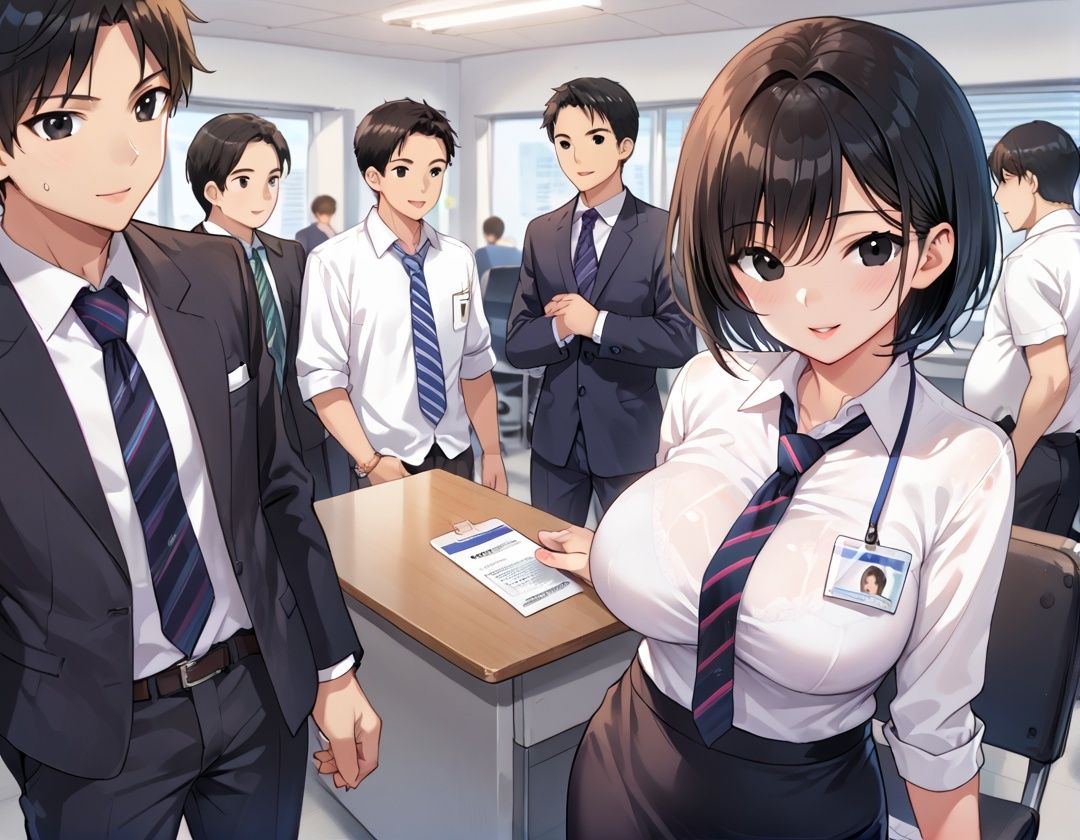 処女JKが職業体験で先輩社員から襲われた件 - サンプル画像 1