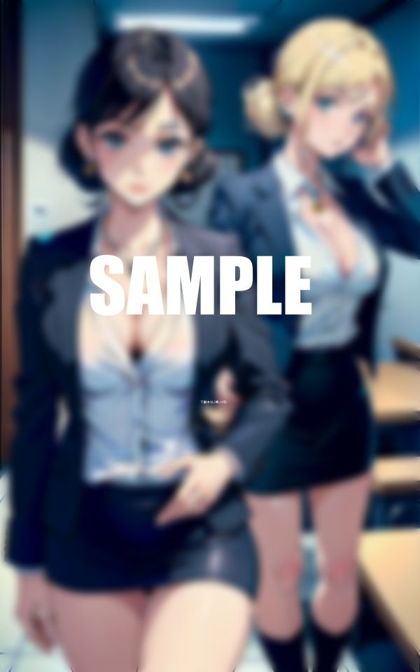 淫乱カンパニーガーターベルト美女たちの誘惑私たち男性社員とエッチしたいのぉ〜 - サンプル画像 7