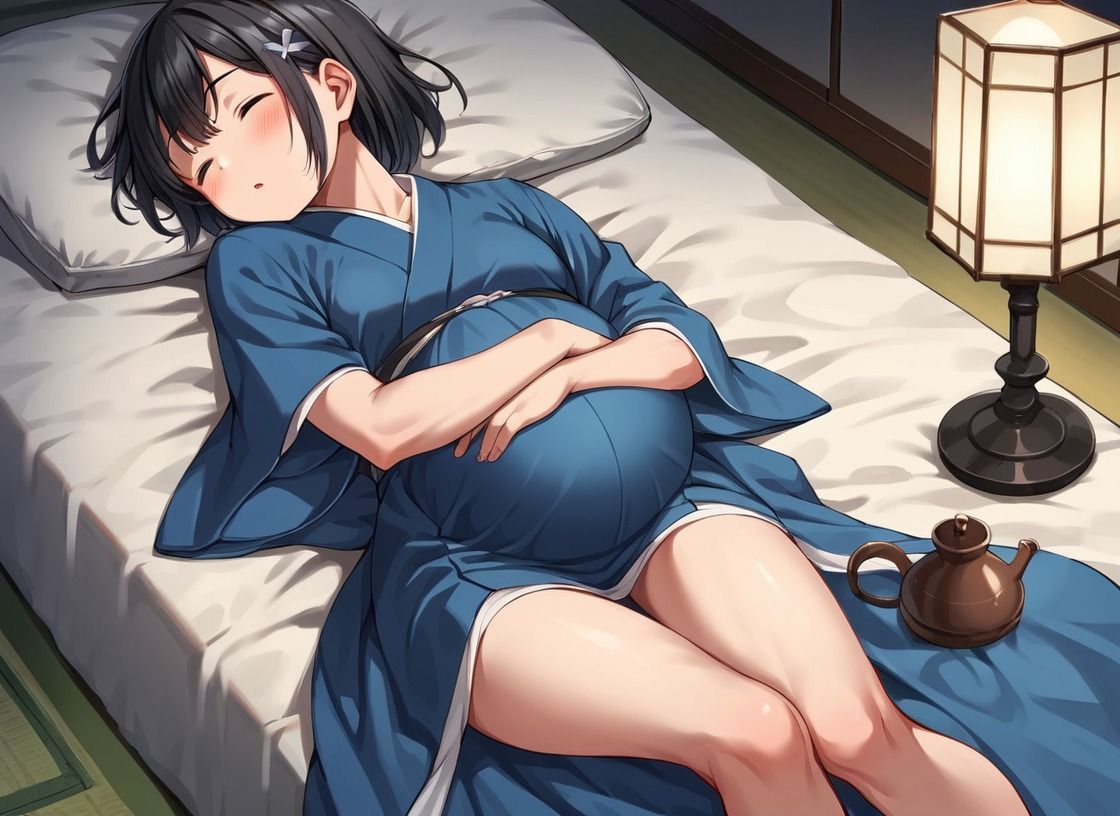 家族旅行中 妹と二人きりの夜に出来心で孕ませた - サンプル画像 6