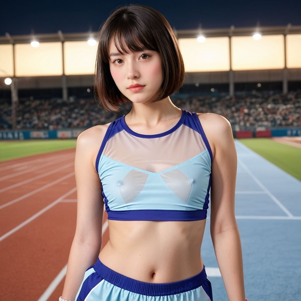 Hなユニの陸上女子たち - サンプル画像 4