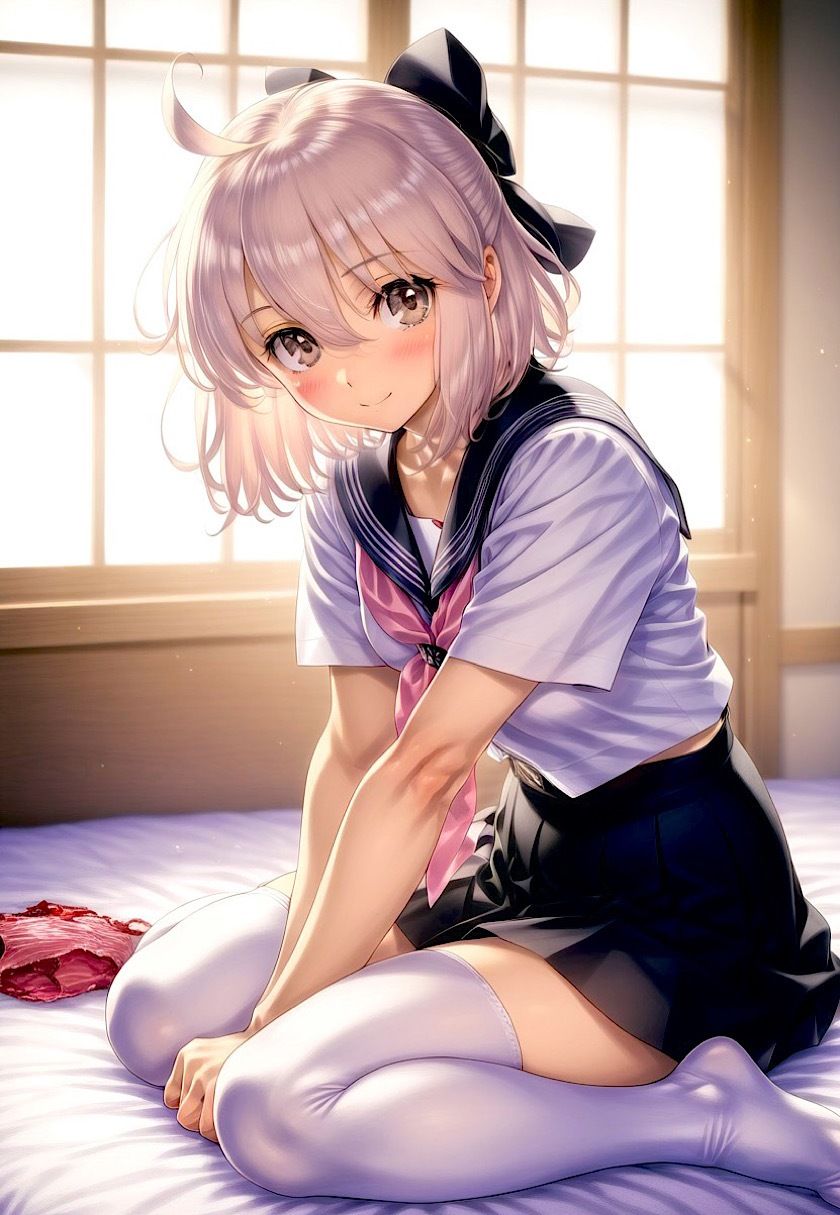今日のおかず F◯te 沖田◯司  制服バージョン - サンプル画像 1