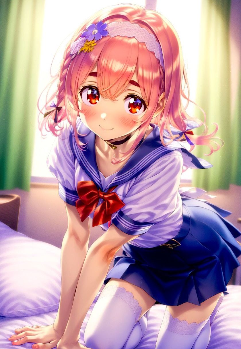 今日のおかず ◯女お借りします 桜◯ 墨 制服バージョン - サンプル画像 1