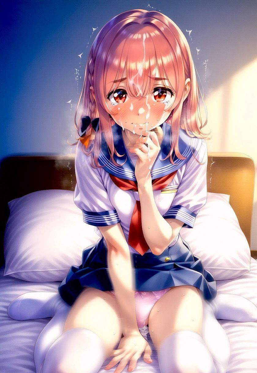 今日のおかず ◯女お借りします 桜◯ 墨 制服バージョン - サンプル画像 7