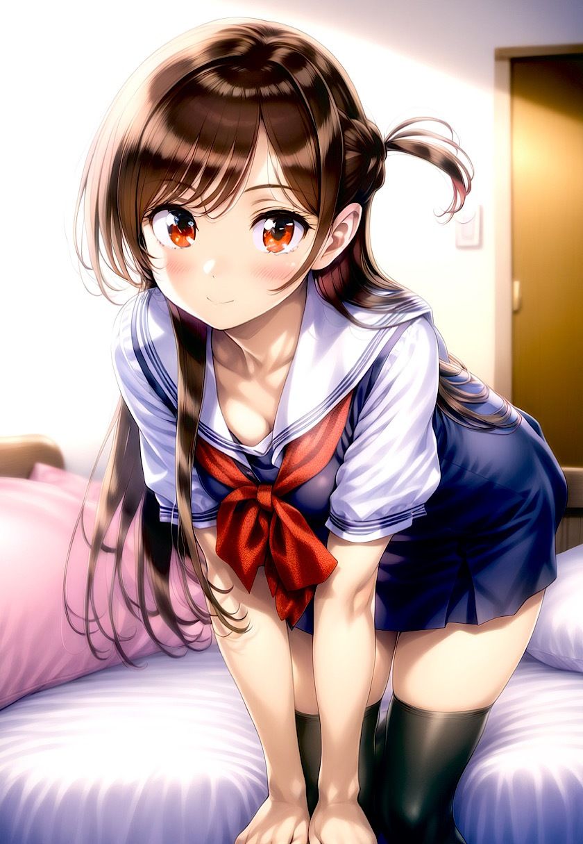 今日のおかず ◯女、お借りします 水原 ◯鶴制服バージョン - サンプル画像 1