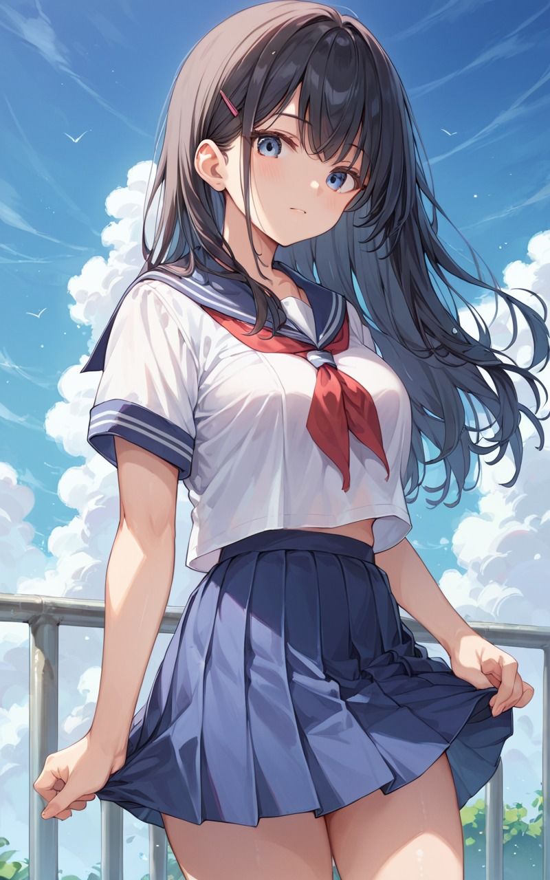 優等生JKの初イキ中出し - サンプル画像 1
