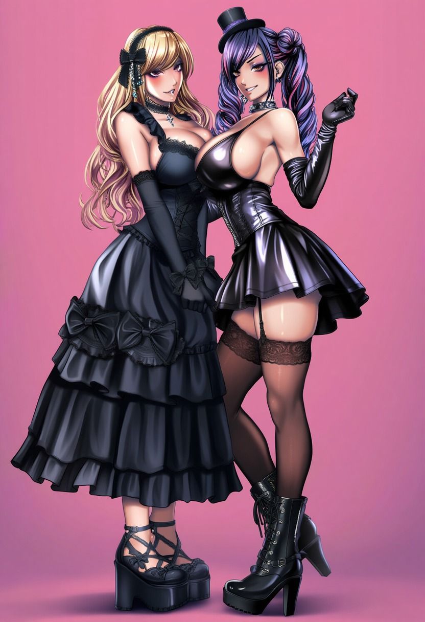 バブ味があるゴスロリギャルお嬢様 - サンプル画像 2