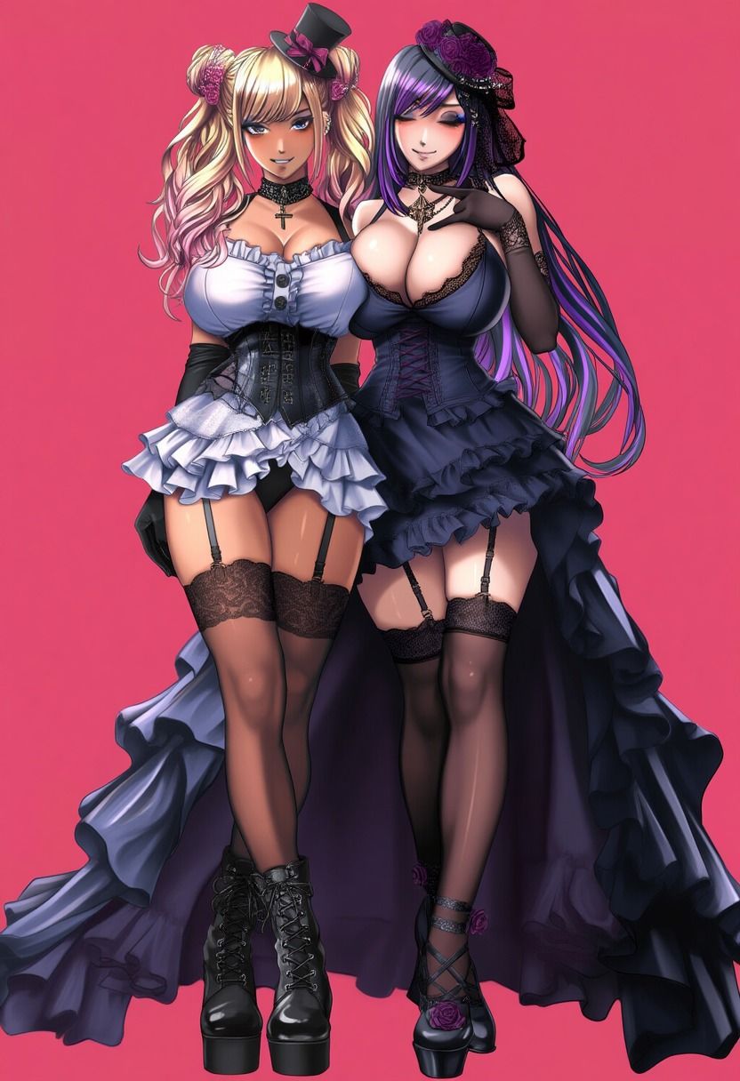 バブ味があるゴスロリギャルお嬢様 - サンプル画像 3