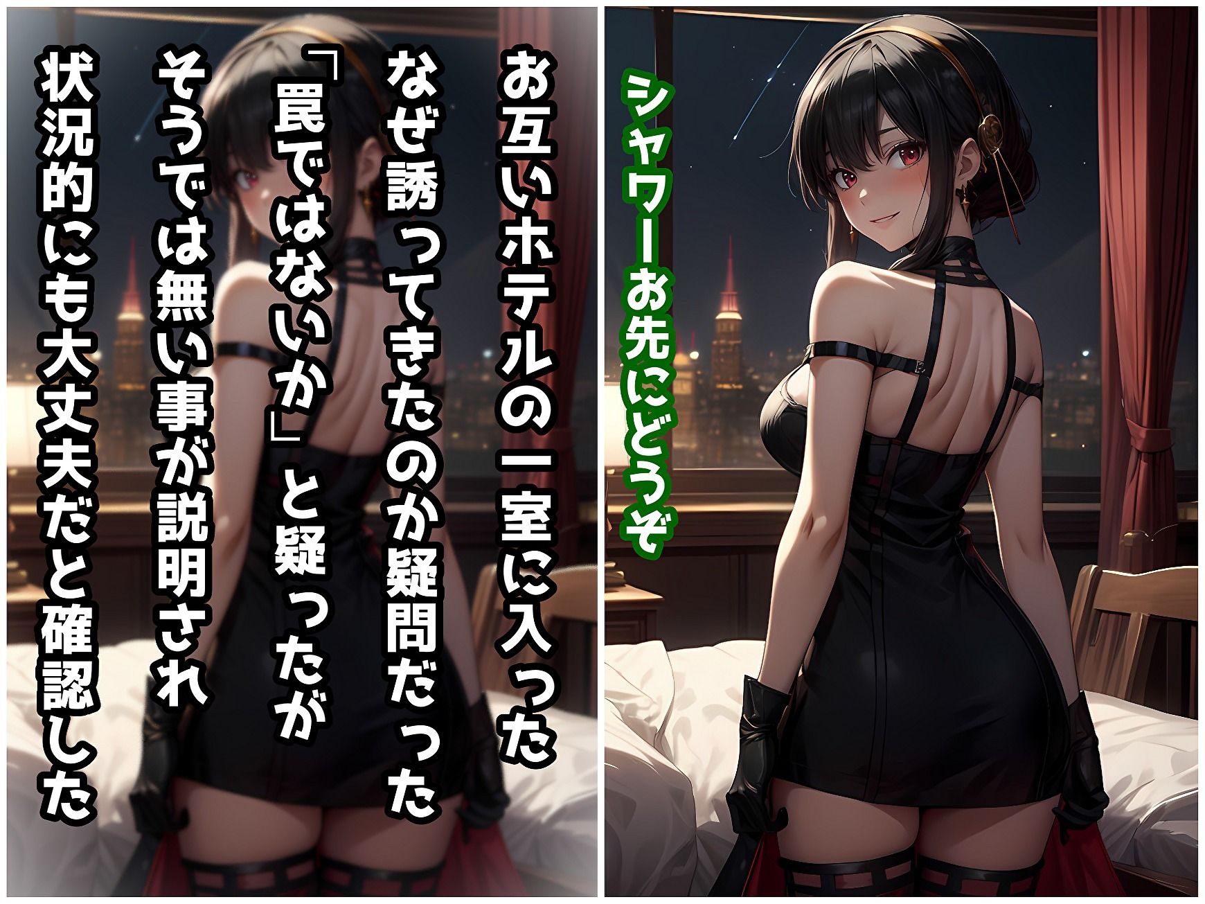 ヨルさんのエッチなお誘い - サンプル画像 1