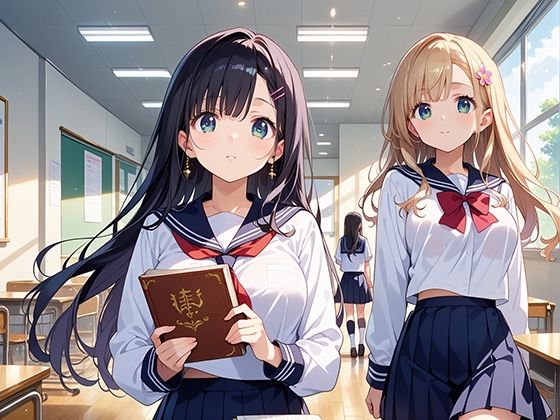 触手学園 触手に堕ちた女子校生 - サンプル画像 1