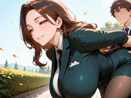 人妻上司 出張先で相部屋になった絶倫人妻上司 - サンプル画像 5