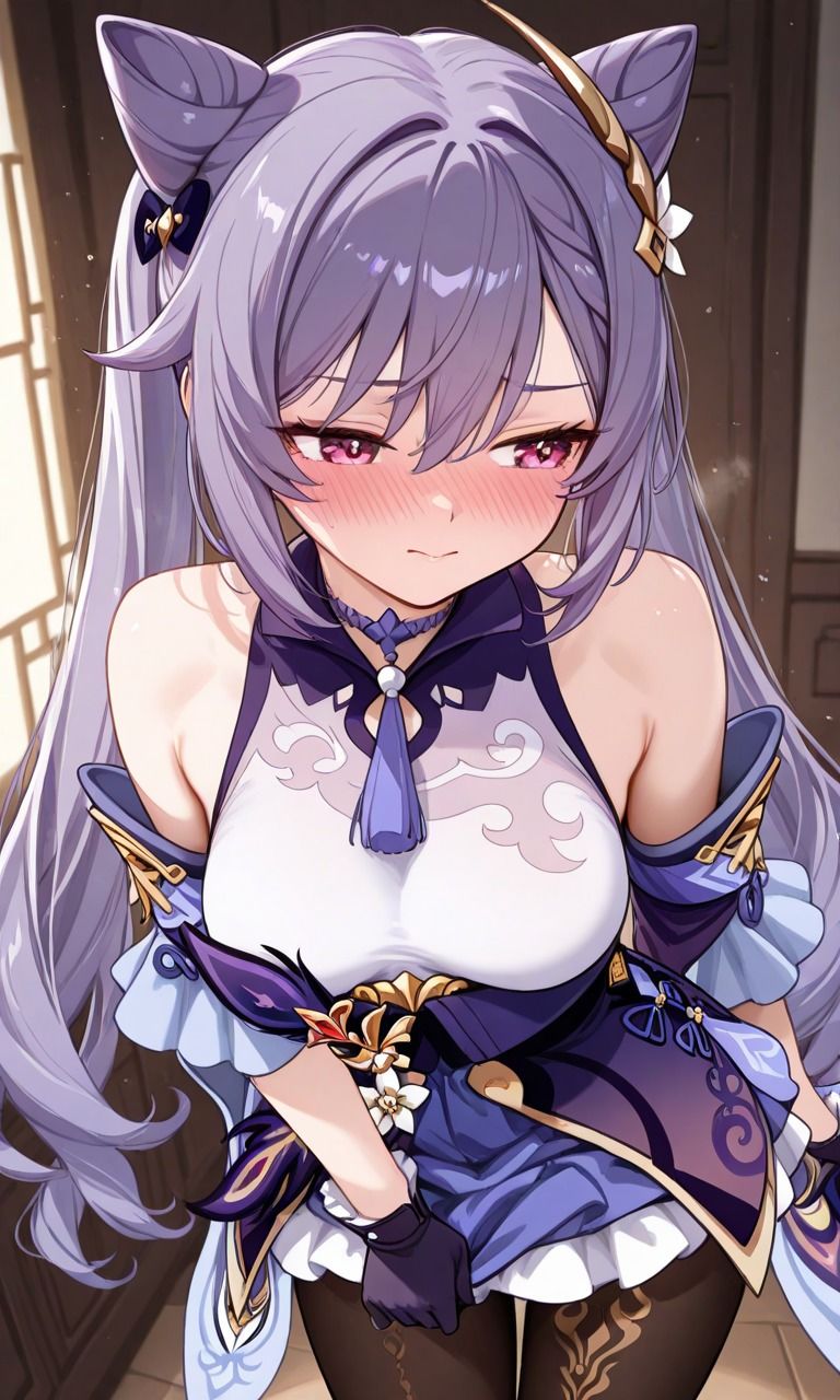 刻晴 Keqing 最初は嫌だったけど... - サンプル画像 1