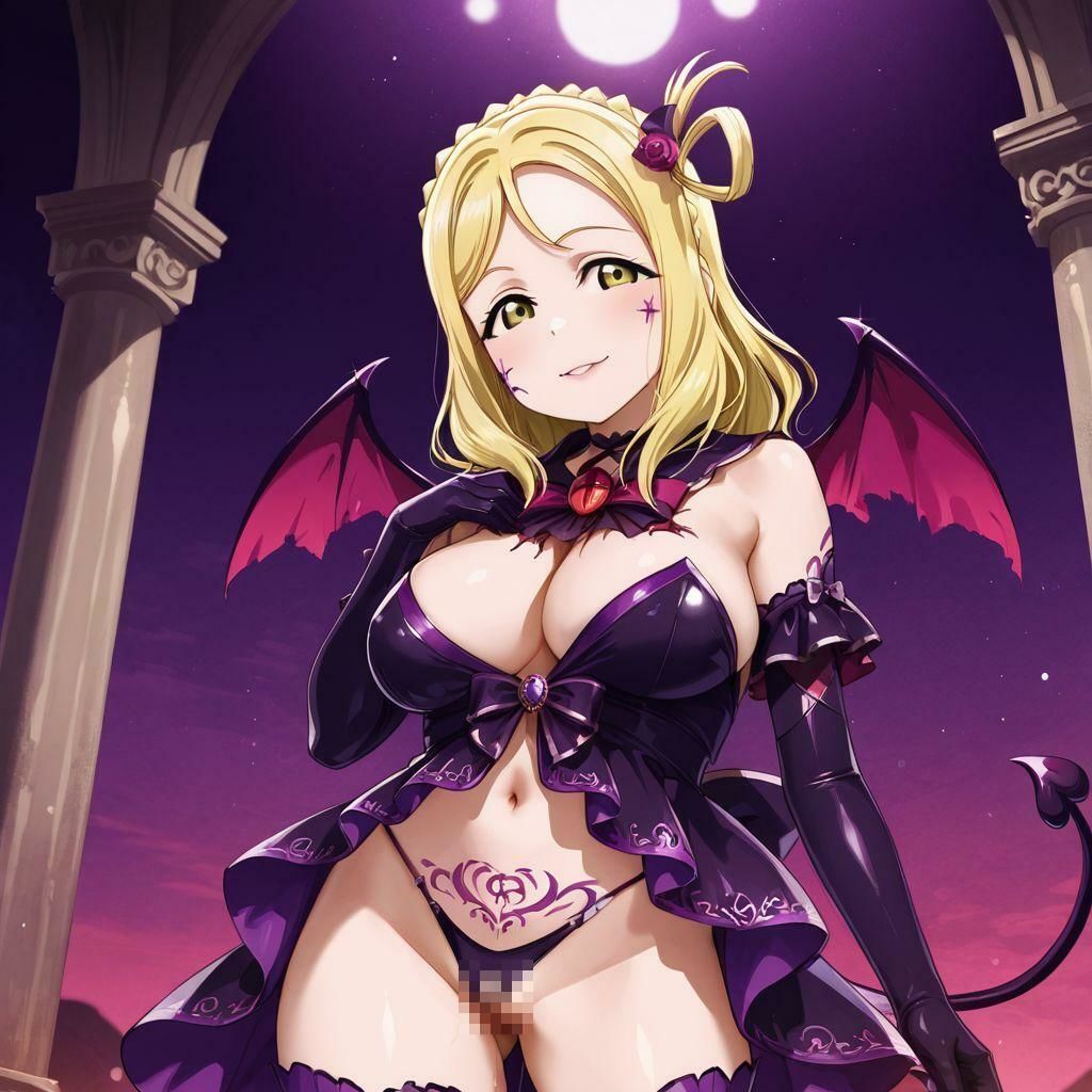 ラブ〇イブ！  小〇  鞠莉  悪堕ち快楽堕ち - サンプル画像 3