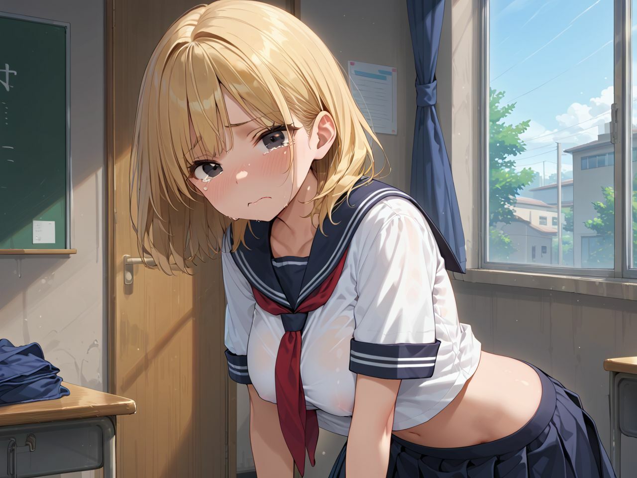 残酷レ●プ日誌 〜白ギャル号泣編〜 - サンプル画像 1