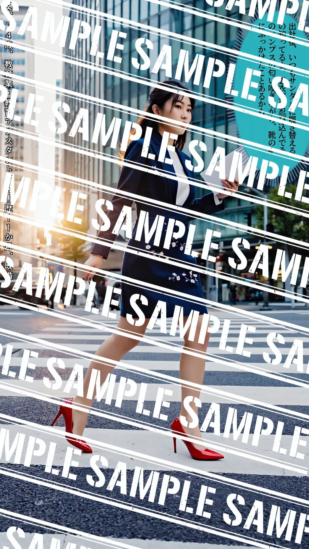 生足美脚OL、書類運びを見つめる僕の視線 vol.1 - サンプル画像 5