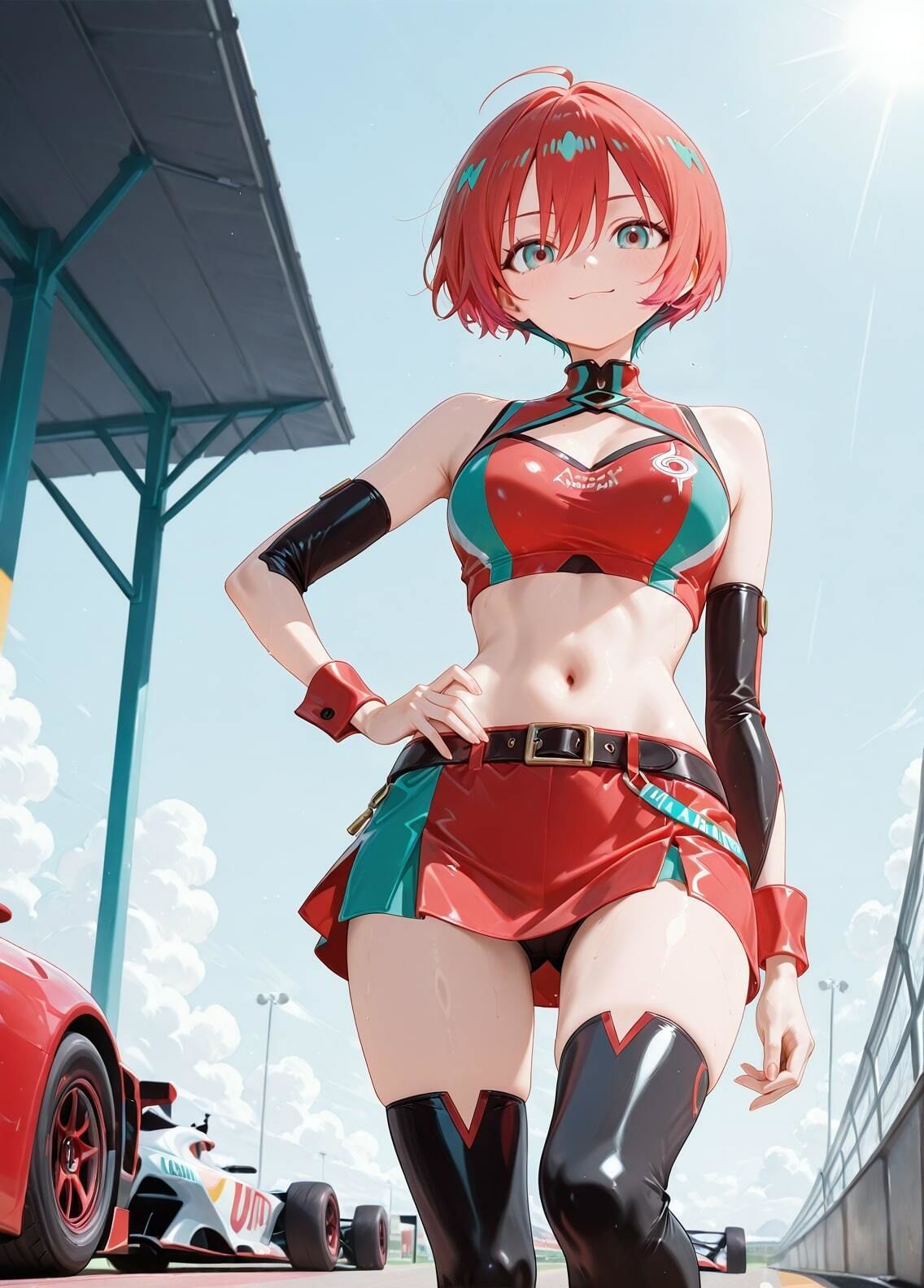 「機動戦士Gundam GQuuuuuuX」アマテ・ユズリハ セクシー写真集6（全500枚） - サンプル画像 8