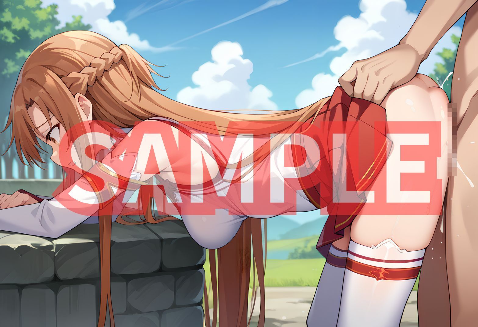 アスナさんがご奉仕してくれる - サンプル画像 2