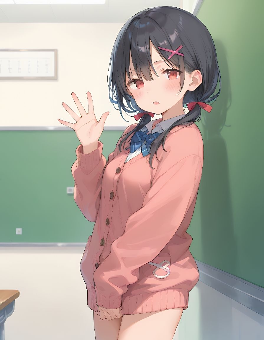 『ぽに★つい！』黒髪美少女萌ええろCG集vol.2【超美麗4K高画質】 - サンプル画像 1