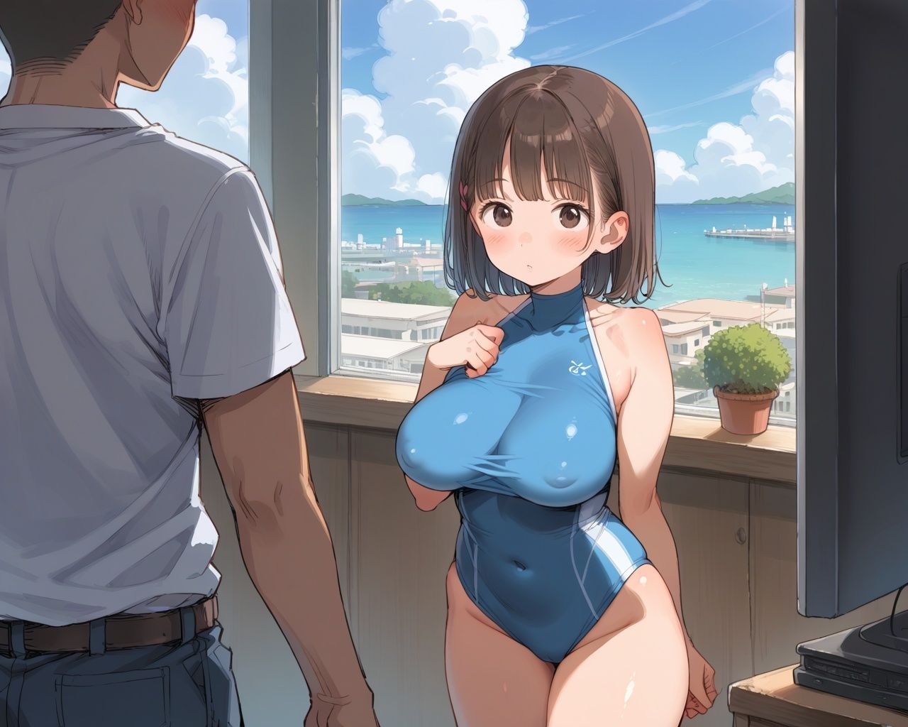 巨乳ロリっ娘 卑猥ばけぇしょん - サンプル画像 3