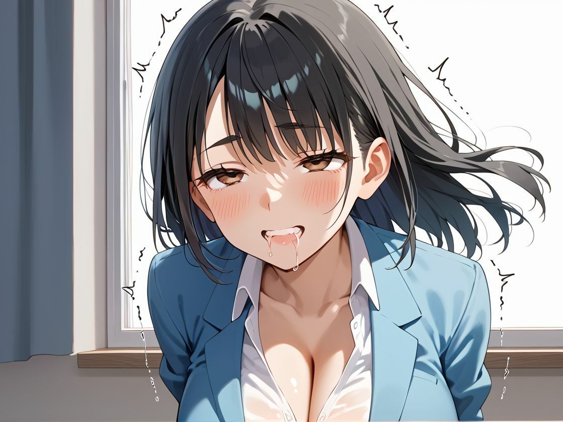 巨乳委員長は裏で童貞狩りをしているらしい - サンプル画像 7