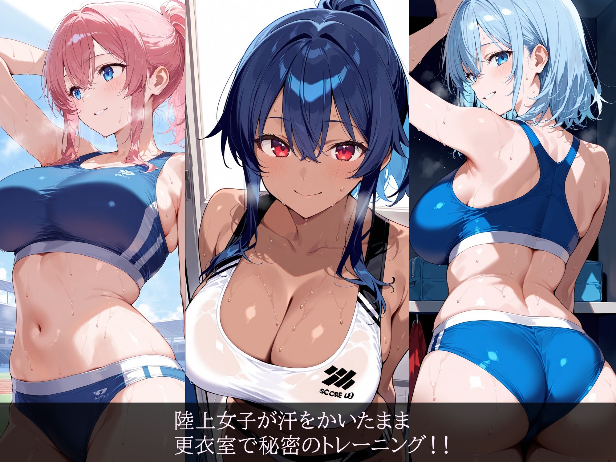 陸上女子〜秘密のトレーニング〜 - サンプル画像 1