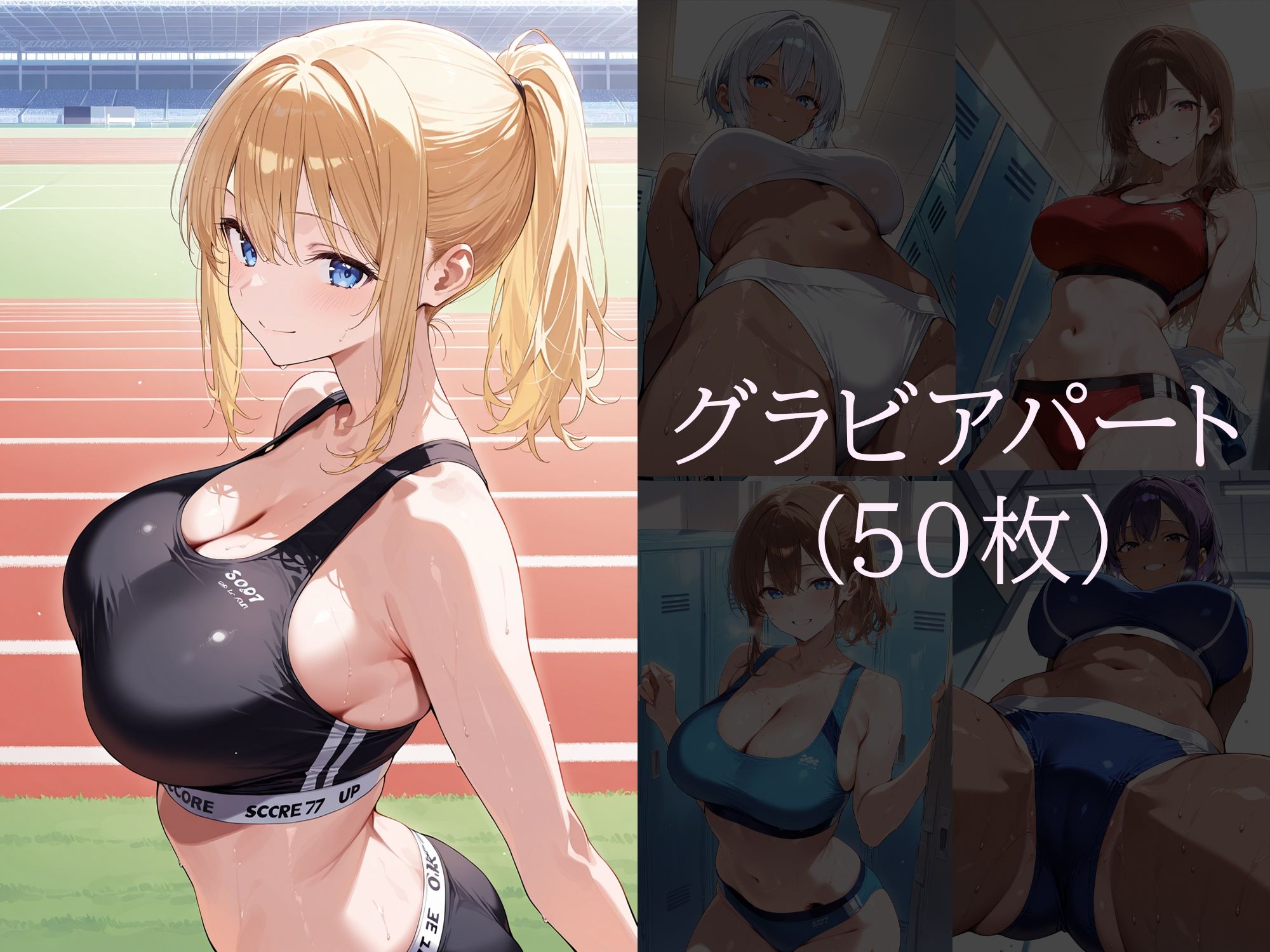 陸上女子〜秘密のトレーニング〜 - サンプル画像 2