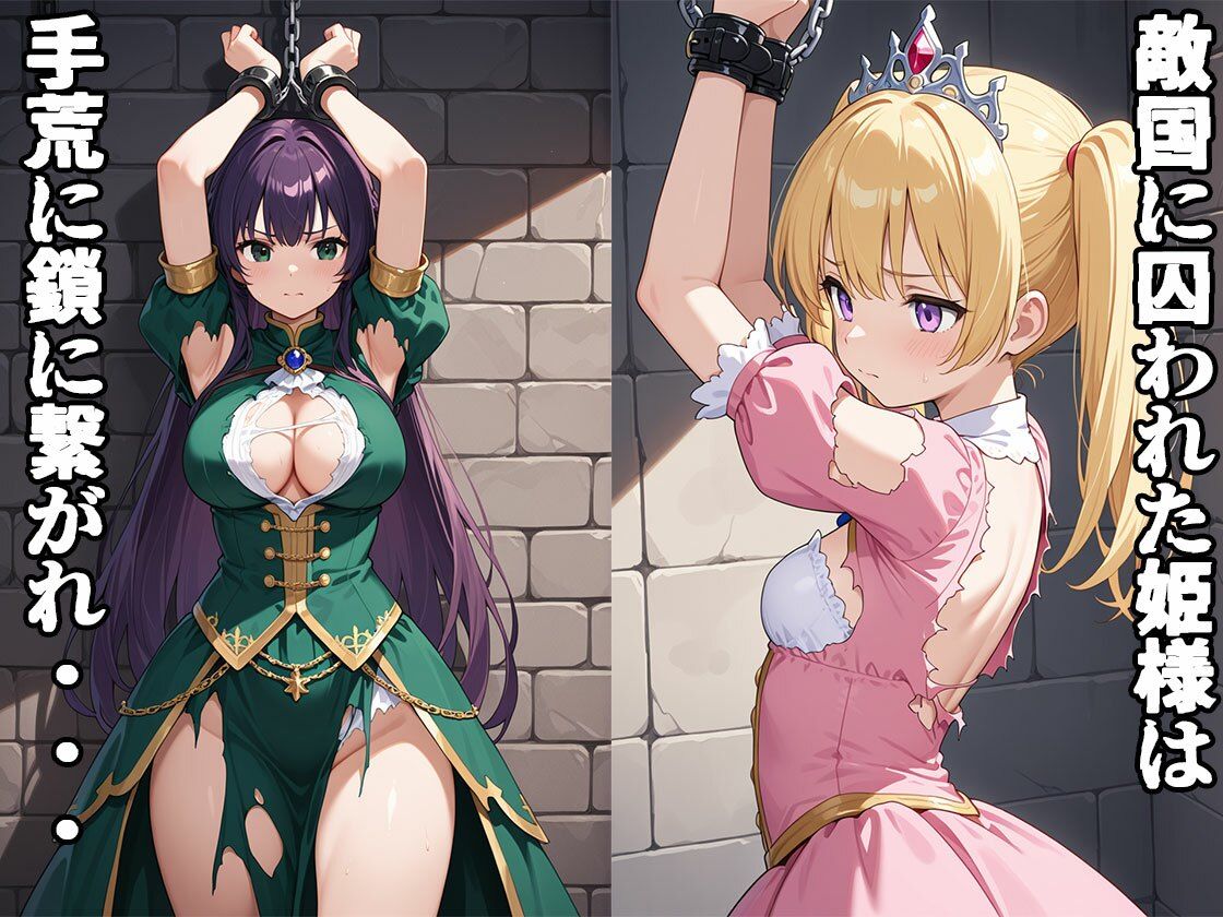 姫様、敵国に捕まる（CG100枚） - サンプル画像 1