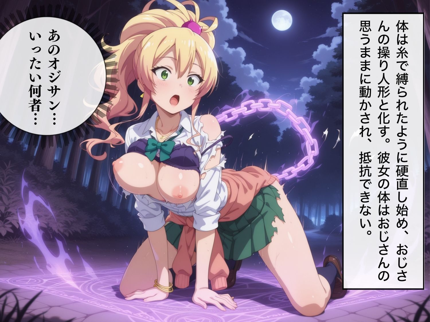 【完全敗北】八女ゆ◯な 〜ギャルの強気な態度も、催●の前では無力。〜 - サンプル画像 6