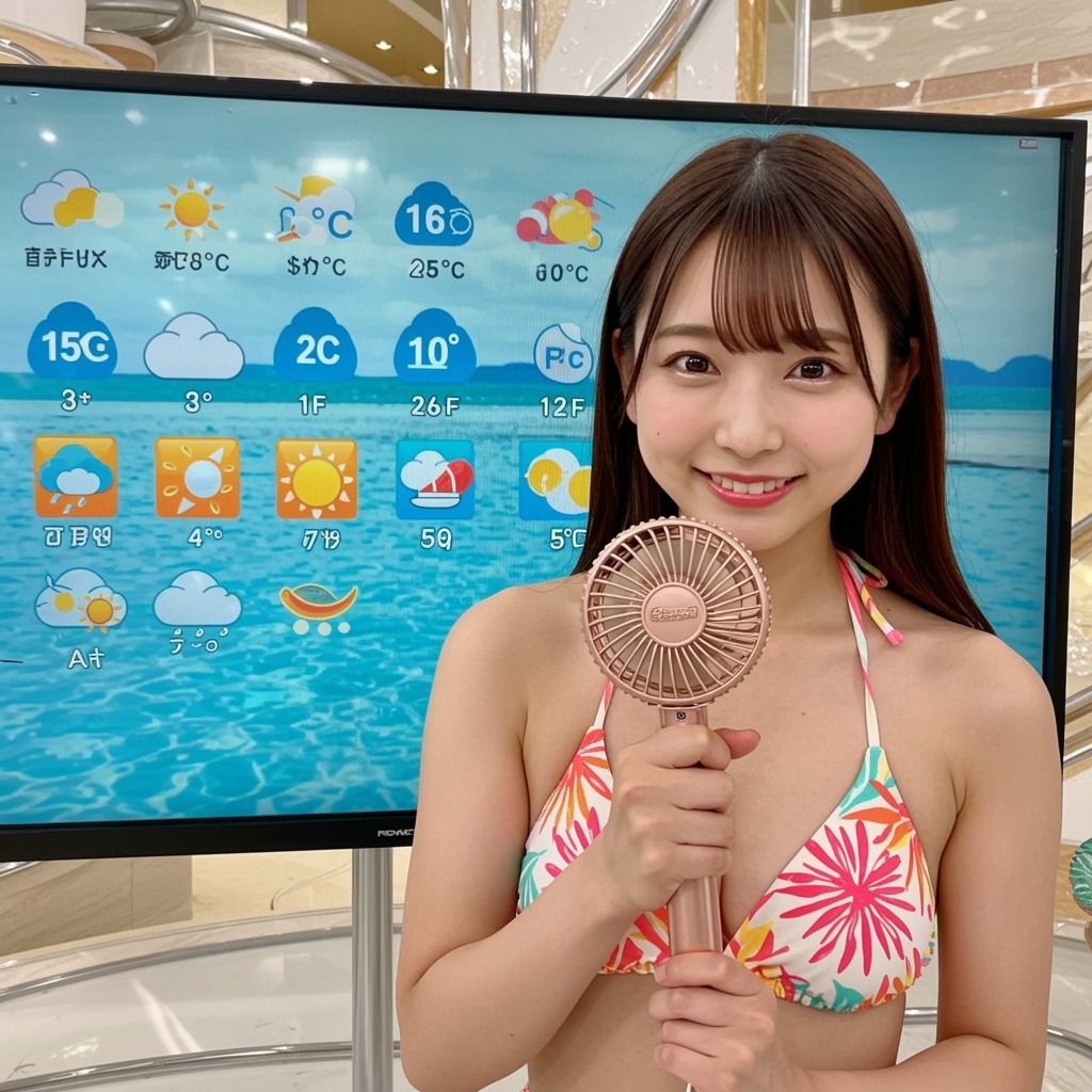 女子アナ・お天気お姉さんのパンチラ - サンプル画像 3