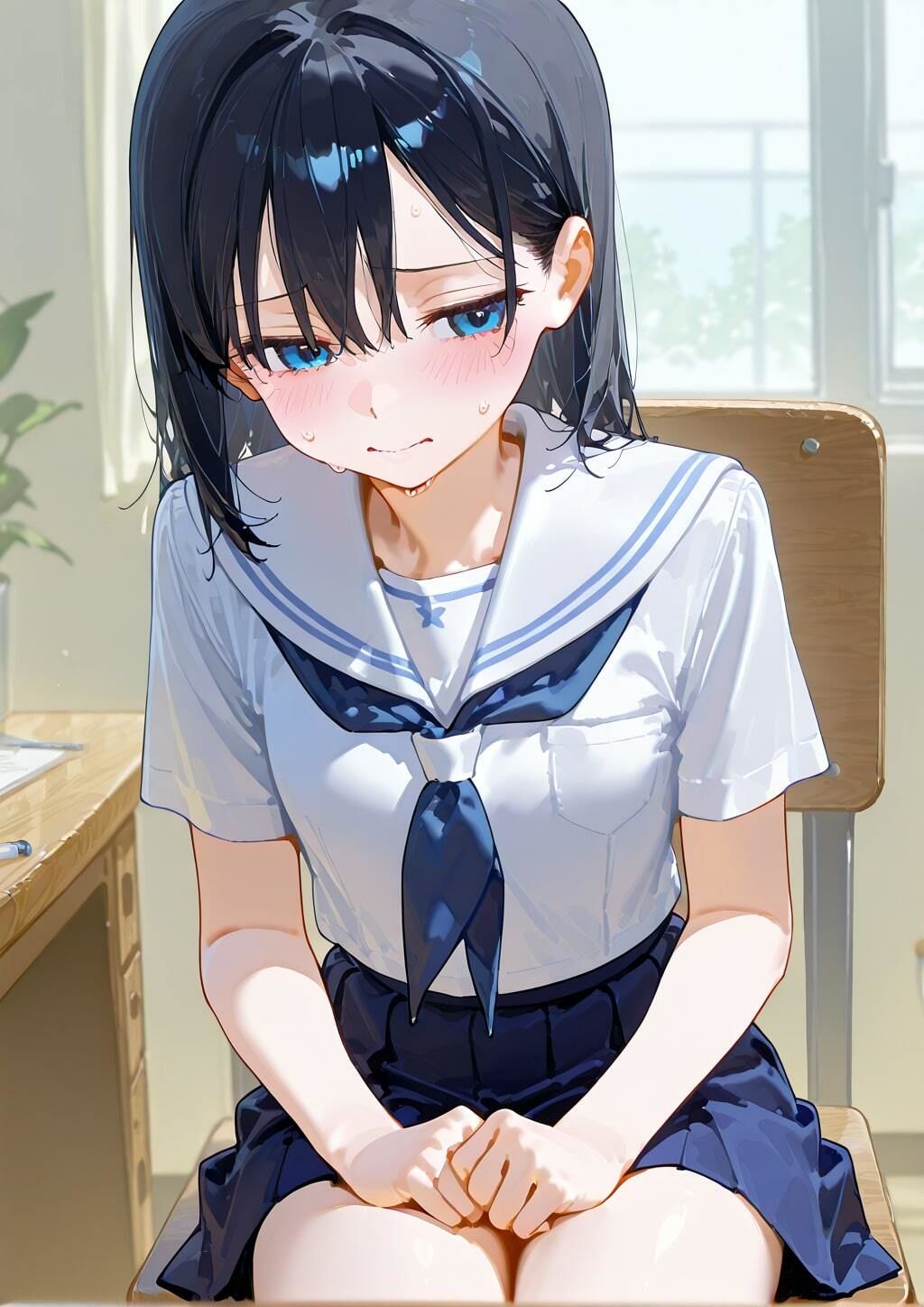 極悪寝取り校長 〜彼氏持ち女子生徒を裏推薦で体の奉仕〜 - サンプル画像 1