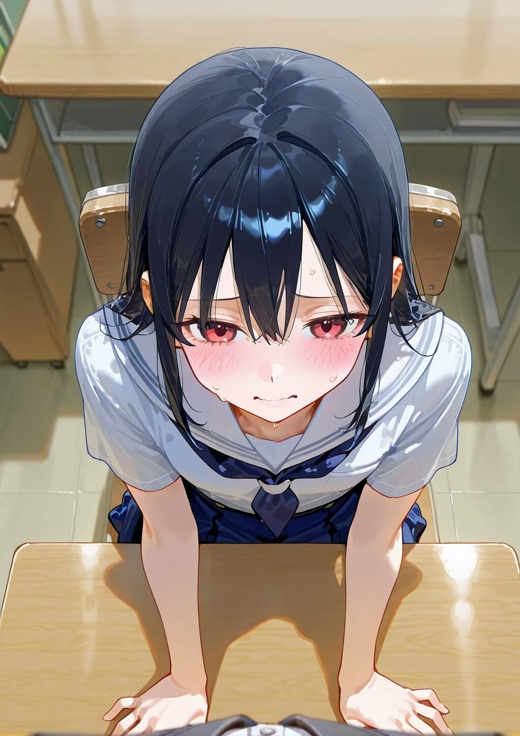 極悪寝取り校長 〜彼氏持ち女子生徒を裏推薦で体の奉仕〜 - サンプル画像 2