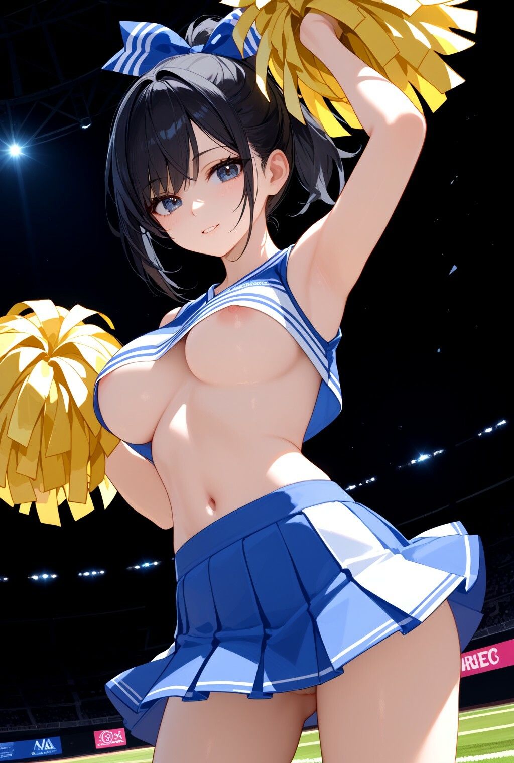 ヤバすぎチアガール  お気にの娘と性処理スタジアム - サンプル画像 1